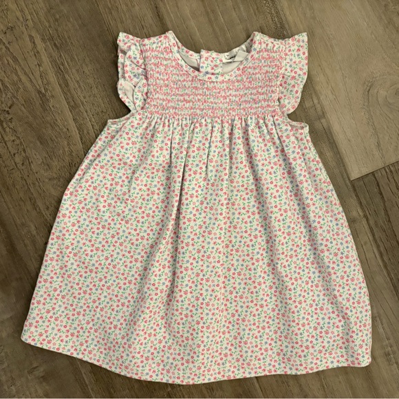 Kissy Kissy Pima Cotton Smocked Bubble Dress & Bloomer Set 0–3M Floral - Picture 13 of 15